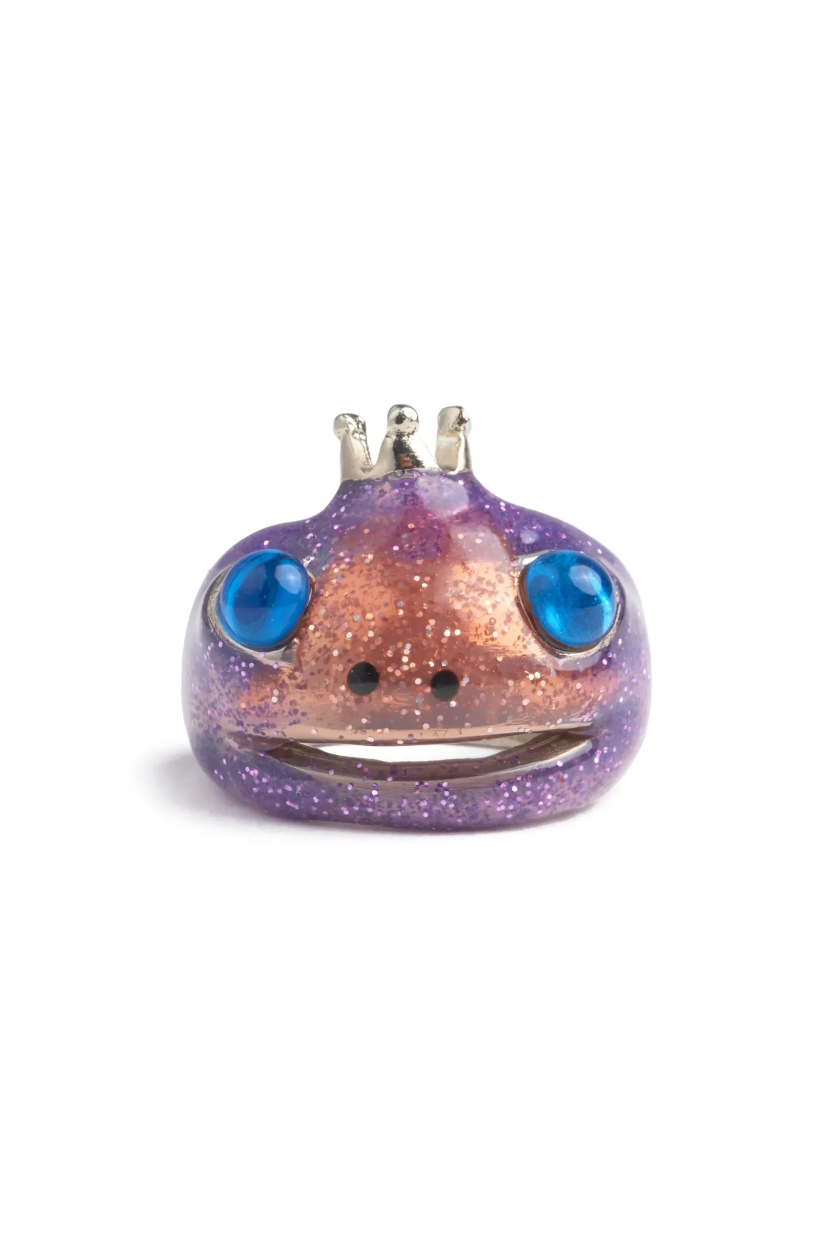 glitter_pink_lilac_frog_prince_ring_0.webp Rings | Collina Strada GLITTER PINK LILAC FROG PRINCE RING
