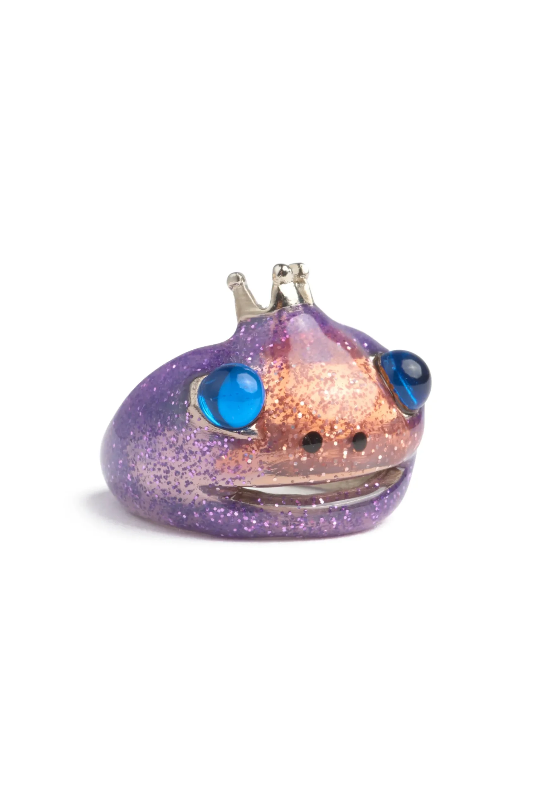glitter_pink_lilac_frog_prince_ring_2.webp Rings | Collina Strada GLITTER PINK LILAC FROG PRINCE RING