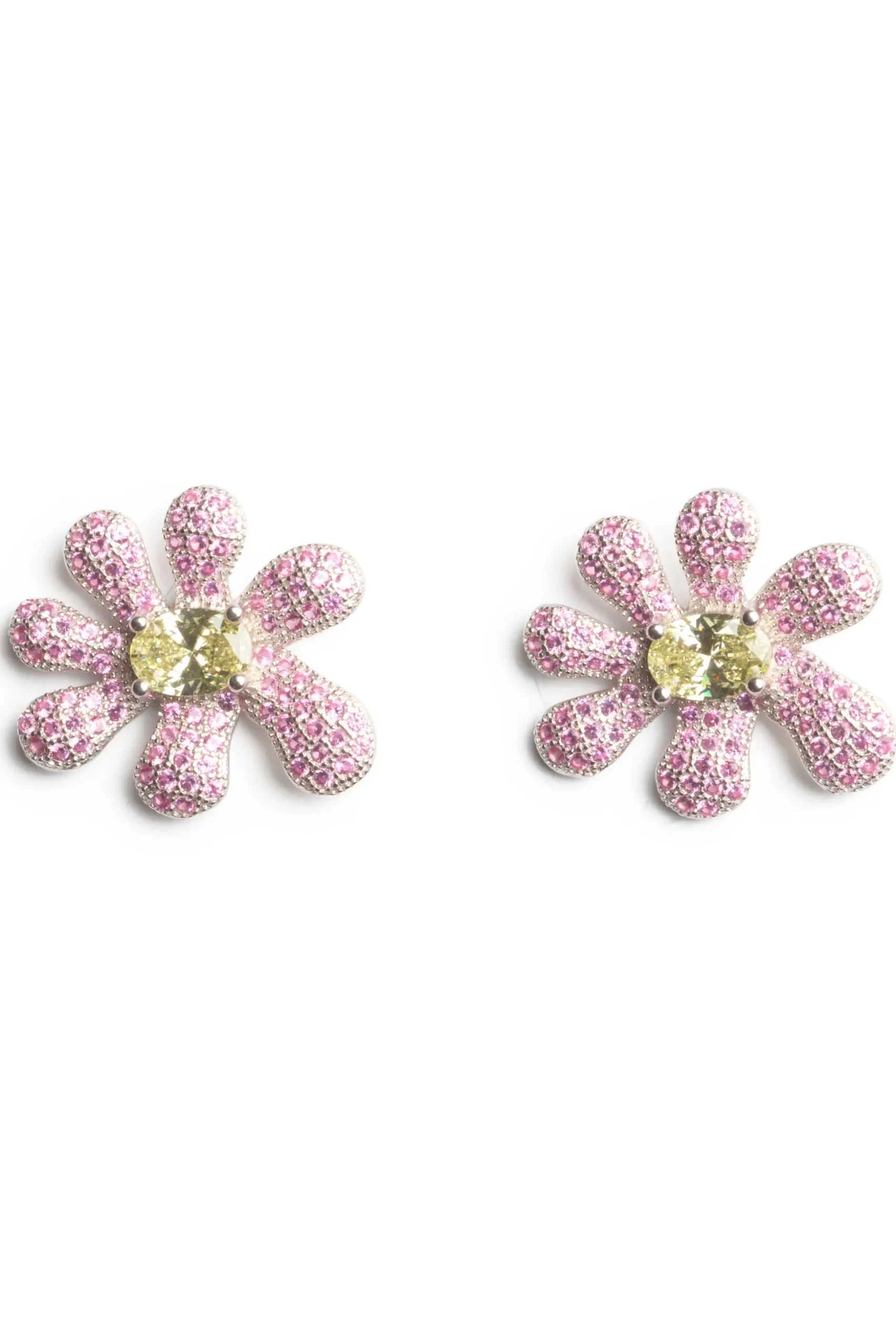 hot_pink_canary_squashed_blossom_earring_0.webp Earrings | Collina Strada HOT PINK CANARY SQUASHED BLOSSOM EARRING