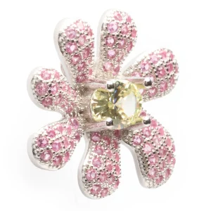 Earrings | Collina Strada HOT PINK CANARY SQUASHED BLOSSOM EARRING