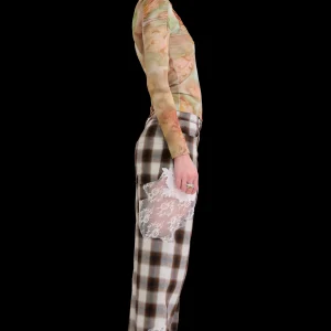 Pants | Collina Strada LIGHT BROWN PLAID MIKAELA JEAN