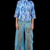 Pants | Collina Strada LIGHT DENIM TATU CARGO PANT