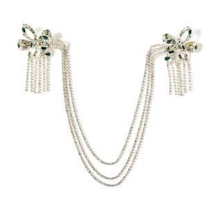 Pins | Collina Strada LIME FLOWER CHAIN PIN