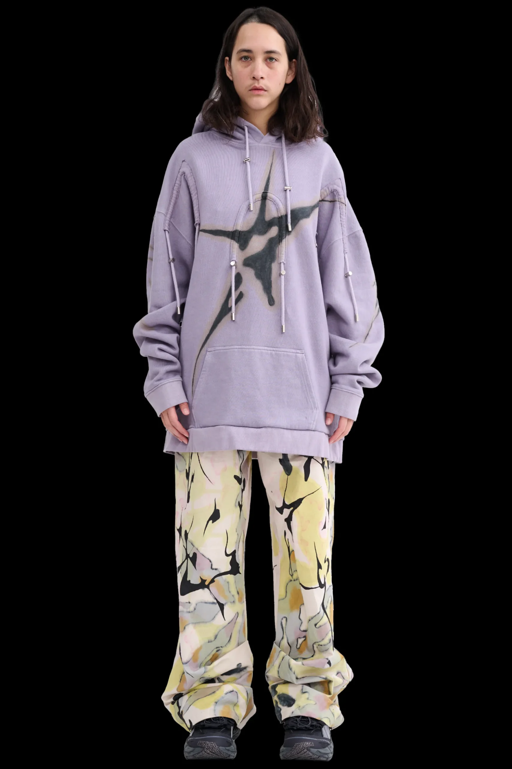 mauve_arc_hoodie_0.webp Sweaters & Sweats | Collina Strada MAUVE ARC HOODIE
