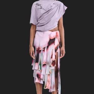 Sweaters & Sweats | Tops | Collina Strada MAUVE EVA DRAPED TEE