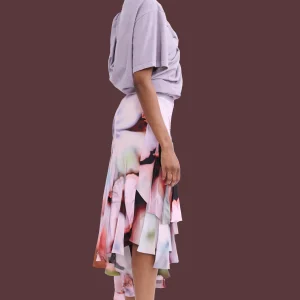 Sweaters & Sweats | Tops | Collina Strada MAUVE EVA DRAPED TEE