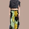 Pants | Collina Strada MELTING BLOOM DANTE RUFFLE TROUSER