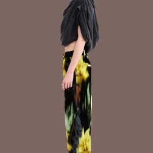 Pants | Collina Strada MELTING BLOOM DANTE RUFFLE TROUSER