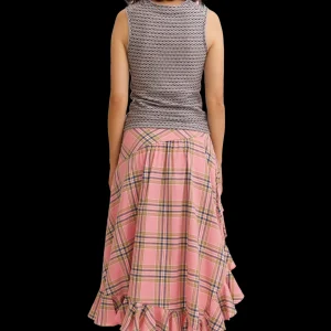 Tops | Collina Strada METALLIC GREY ARC TANK