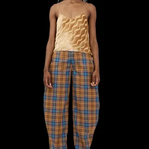 Pants | Collina Strada MUSTARD PLAID GRR PANT