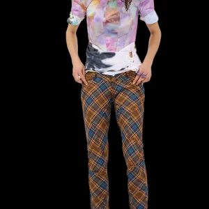 Pants | Collina Strada MUSTARD PLAID RAWR PANT