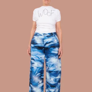 Pants | Collina Strada NAVY DOLPHIN STOMP PANT