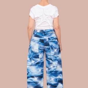 Pants | Collina Strada NAVY DOLPHIN STOMP PANT