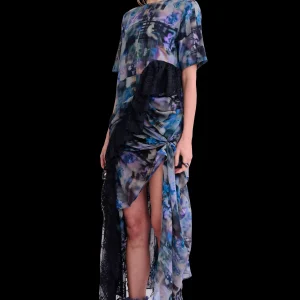 Dresses | Collina Strada NAVY GARDEN BLUR FANNY RITUAL DRESS