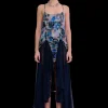 Tops | Dresses | Collina Strada NAVY GARDEN BLUR MAGNOLIA DRESS