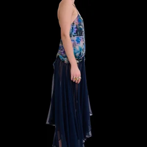 Tops | Dresses | Collina Strada NAVY GARDEN BLUR MAGNOLIA DRESS