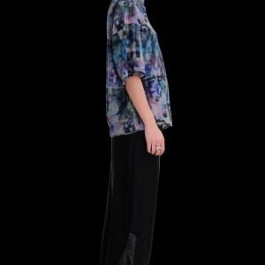 Tops | Collina Strada NAVY GARDEN BLUR MARKET BUTTON UP