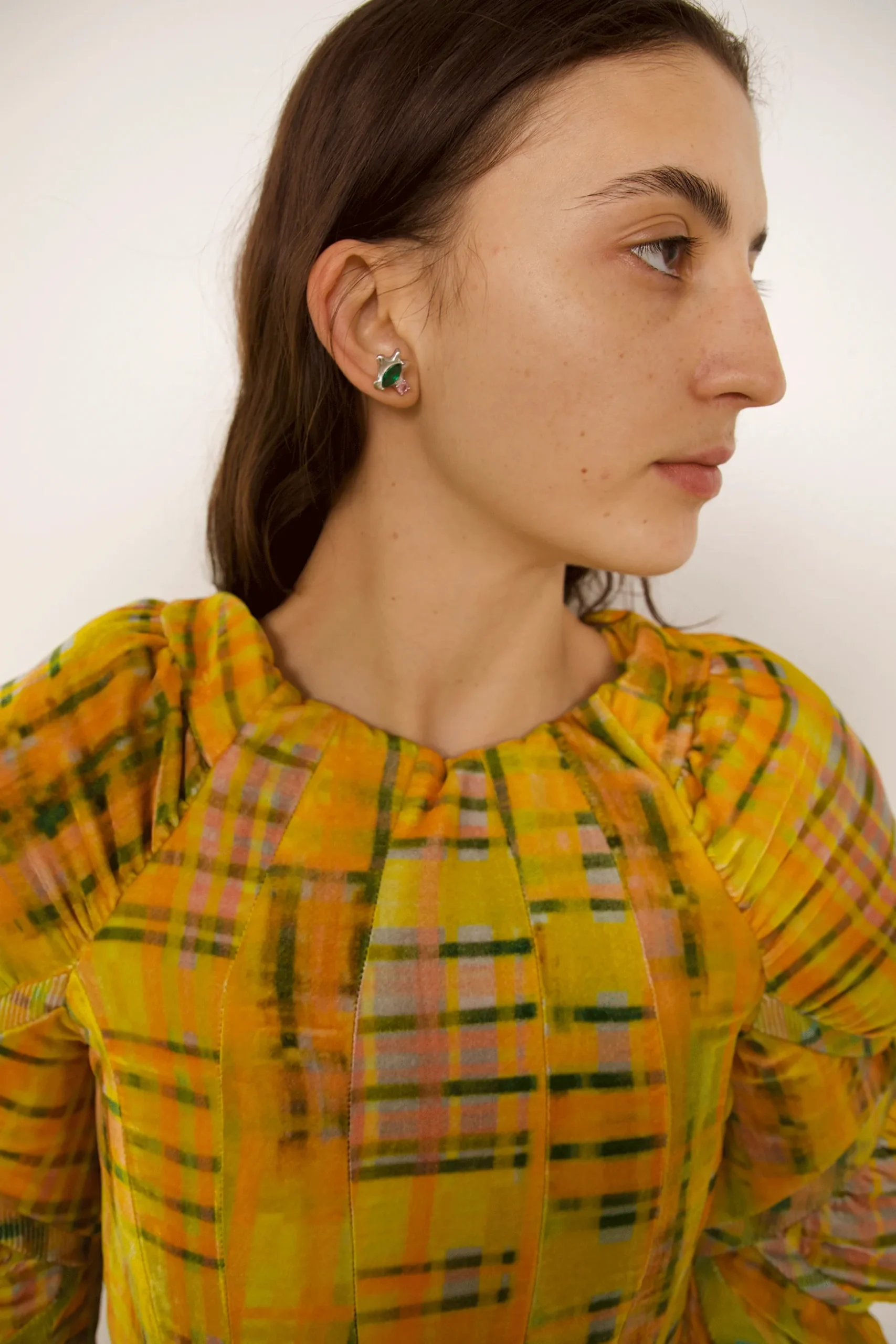 olive_amethyst_stella_studs_2.webp Earrings | Collina Strada OLIVE AMETHYST STELLA STUDS