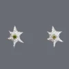 Earrings | Collina Strada OLIVINE STARBURST STUDS