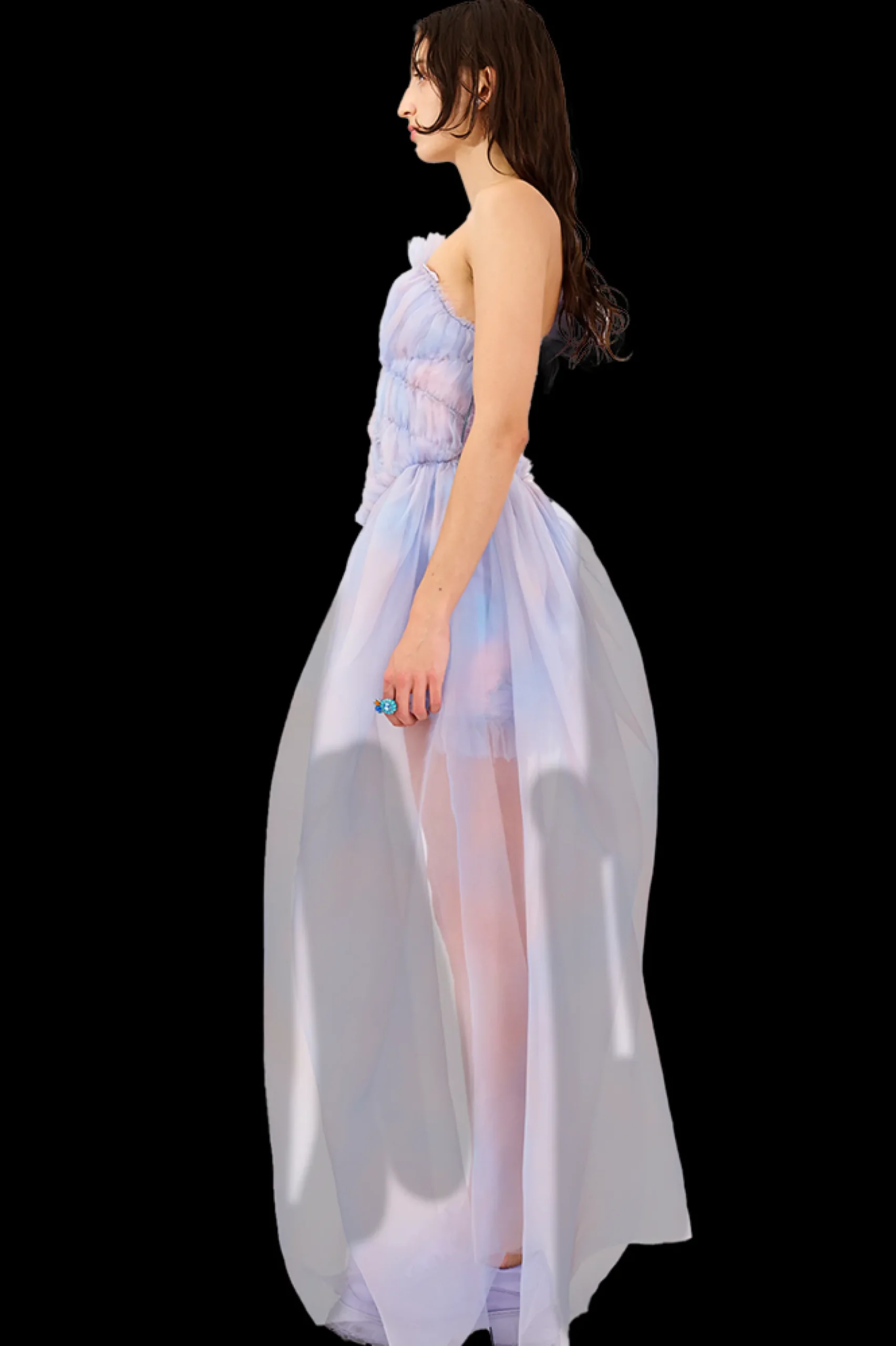 periwinkle_plaid_jazzelle_gown_2.webp Dresses | Collina Strada PERIWINKLE PLAID JAZZELLE GOWN