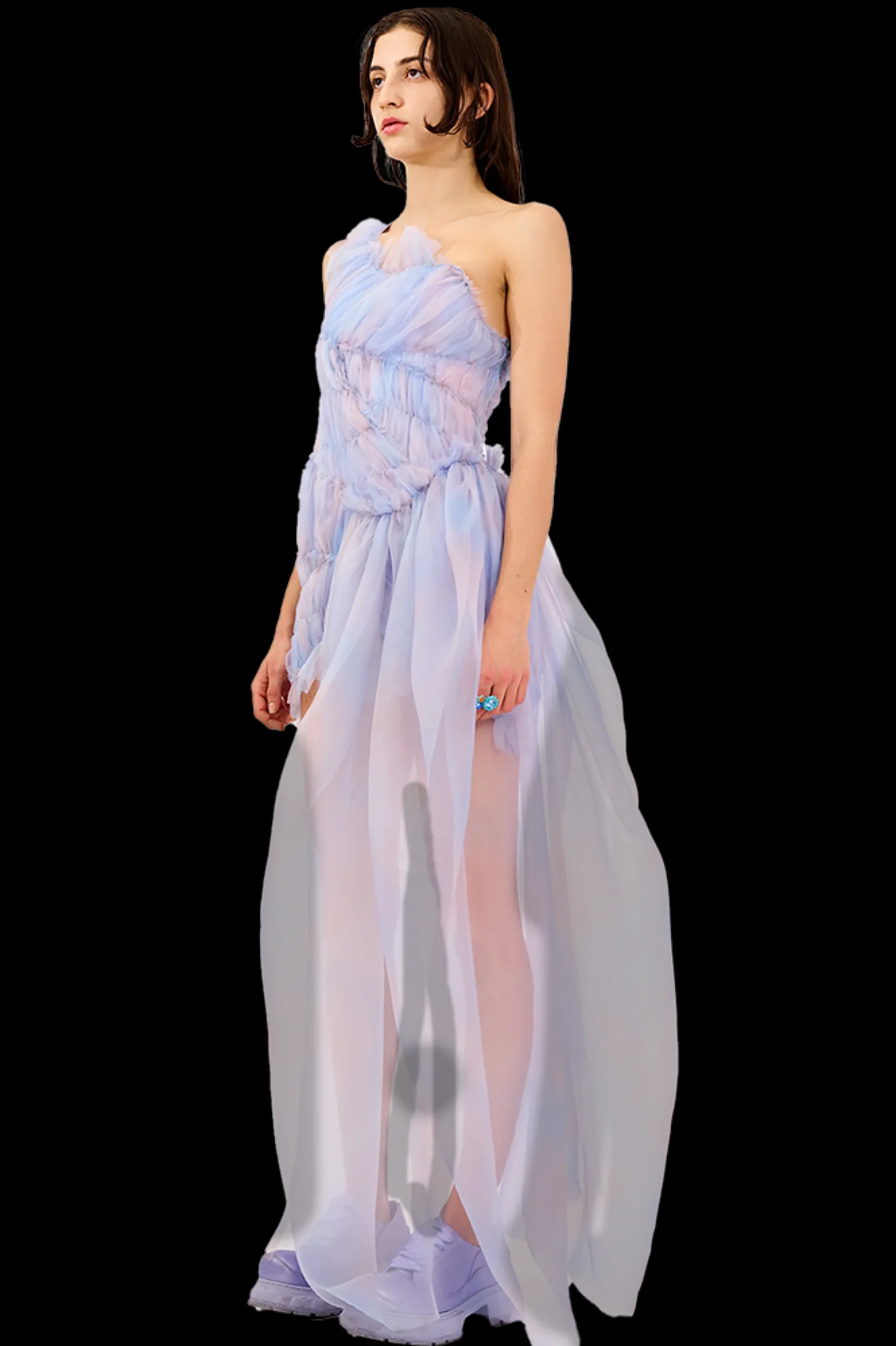 periwinkle_plaid_jazzelle_gown_3.webp Dresses | Collina Strada PERIWINKLE PLAID JAZZELLE GOWN