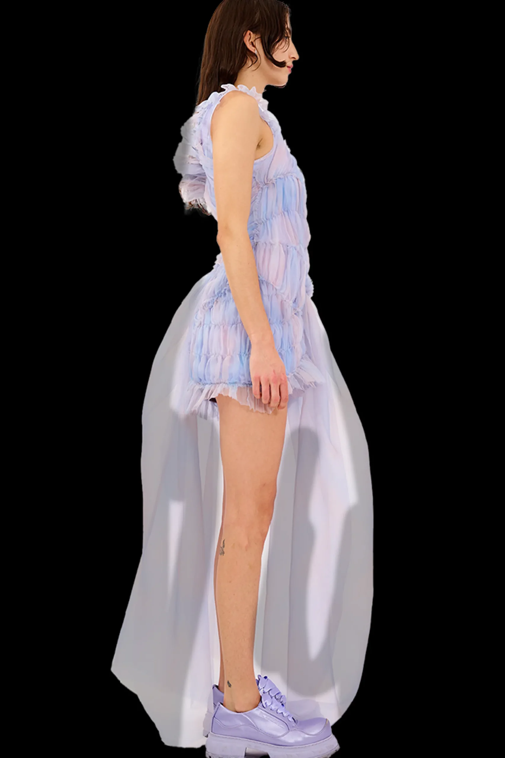 periwinkle_plaid_jazzelle_gown_4.webp Dresses | Collina Strada PERIWINKLE PLAID JAZZELLE GOWN