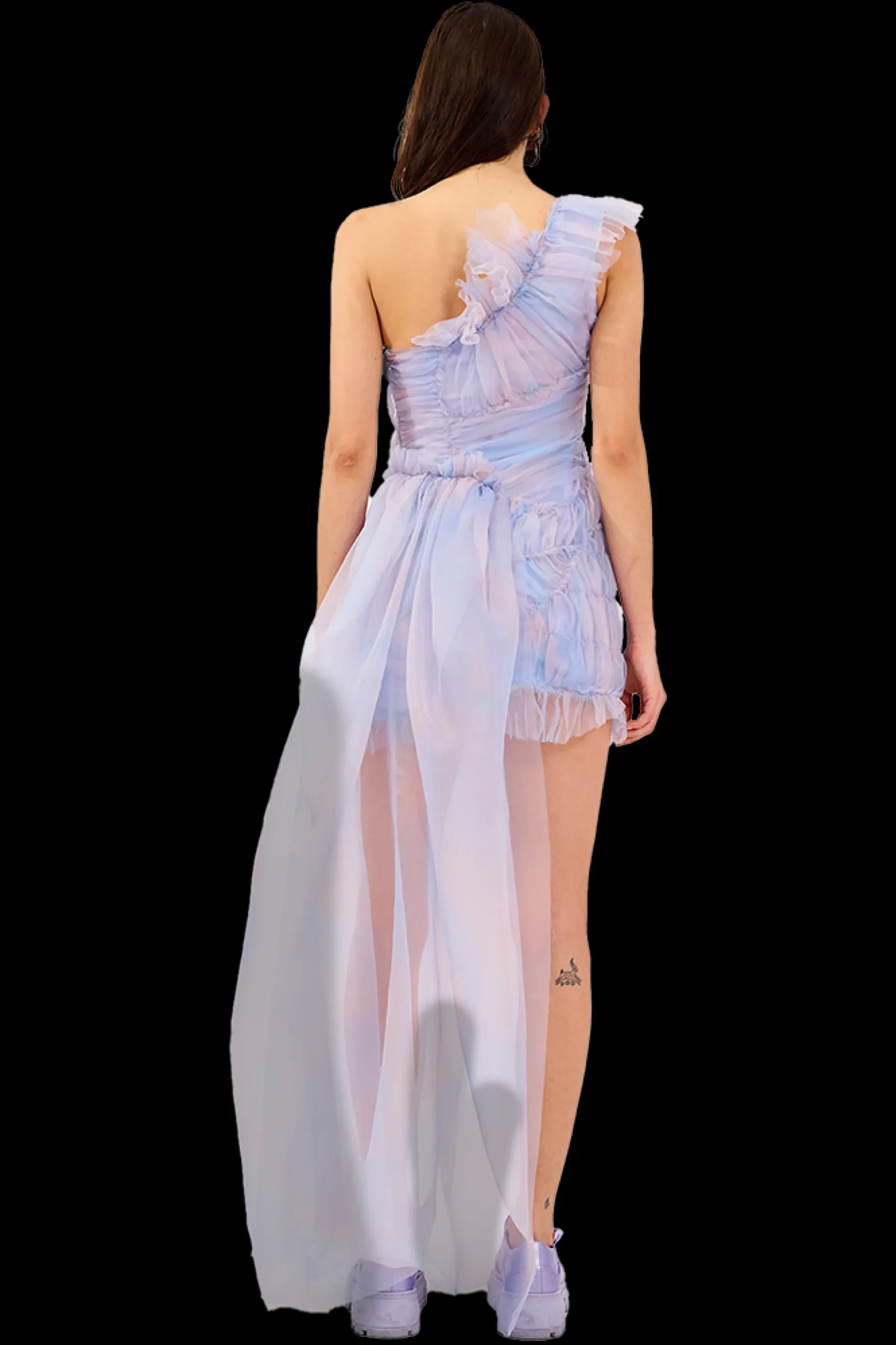periwinkle_plaid_jazzelle_gown_5.webp Dresses | Collina Strada PERIWINKLE PLAID JAZZELLE GOWN