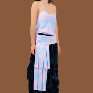 Tops | Collina Strada PERIWINKLE PLAID MEOW TOP