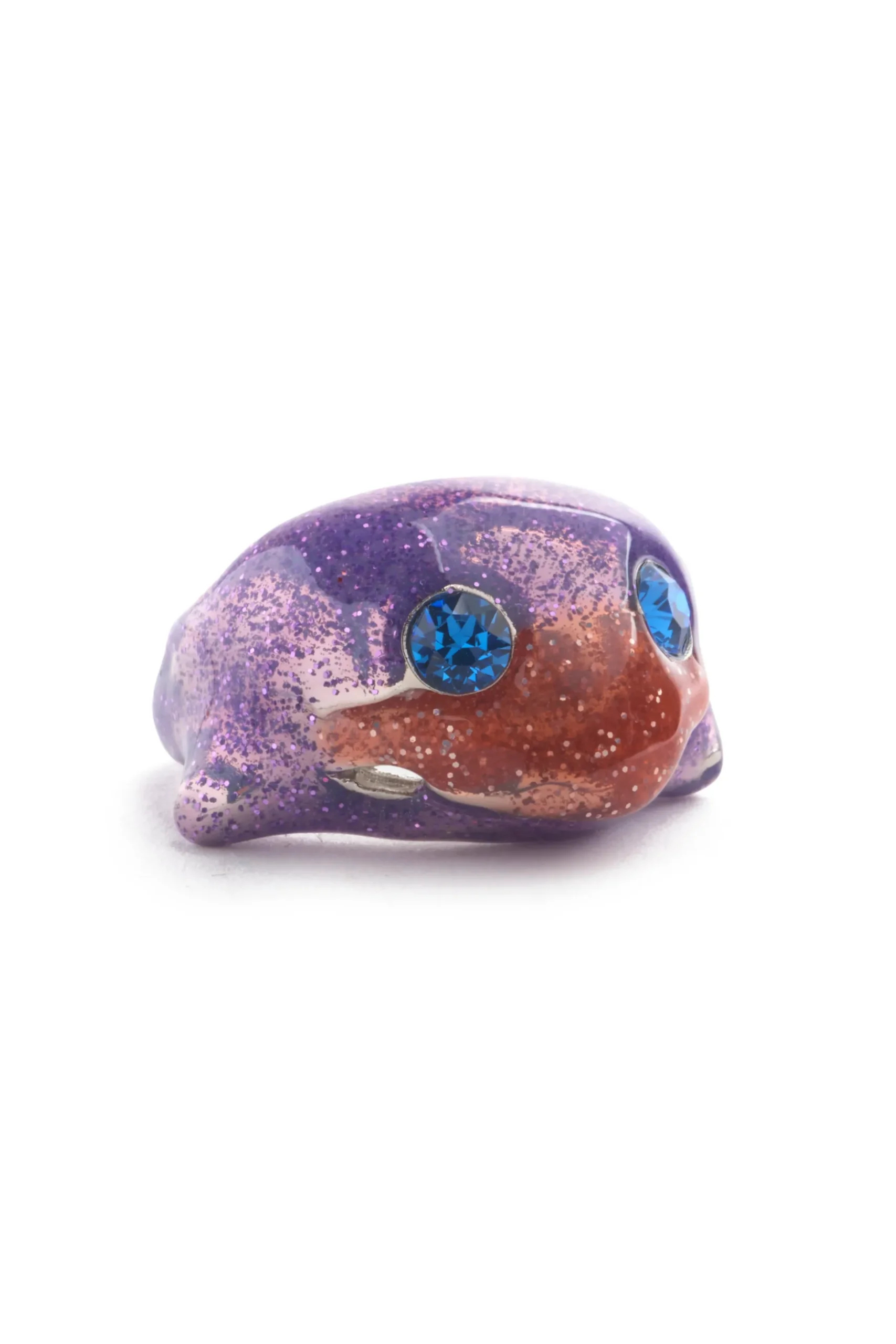 pink_glitter_baby_dolphin_ring_2.webp Rings | Collina Strada PINK GLITTER BABY DOLPHIN RING