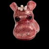 Rings | Collina Strada PINK GLITTER HIPPO RING