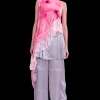Tops | Dresses | Collina Strada PINK MEADOW FANNY TOP