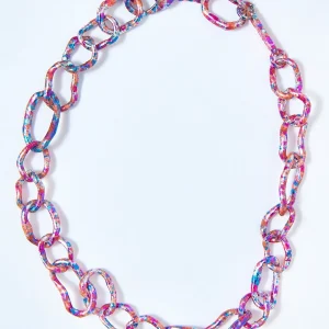 Necklaces | Collina Strada RAINBOW POLKA PARTY CRUSHED CHAIN NECKLACE