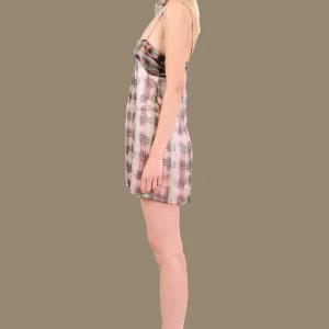 Dresses | Collina Strada REGENERATIVE PLAID HARD MINI DRESS