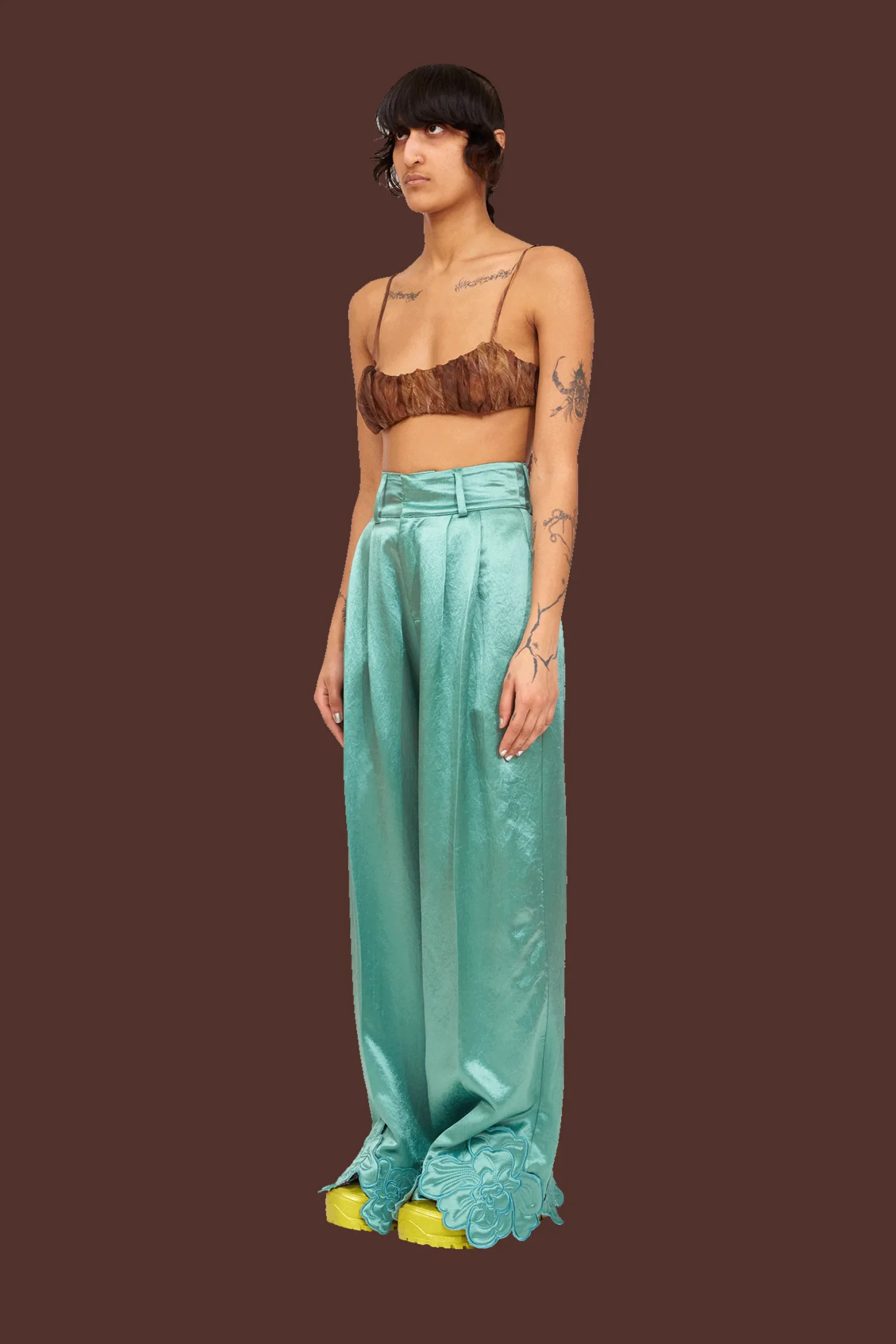sage_green_ribbit_pant_2.webp Pants | Collina Strada SAGE GREEN RIBBIT PANT