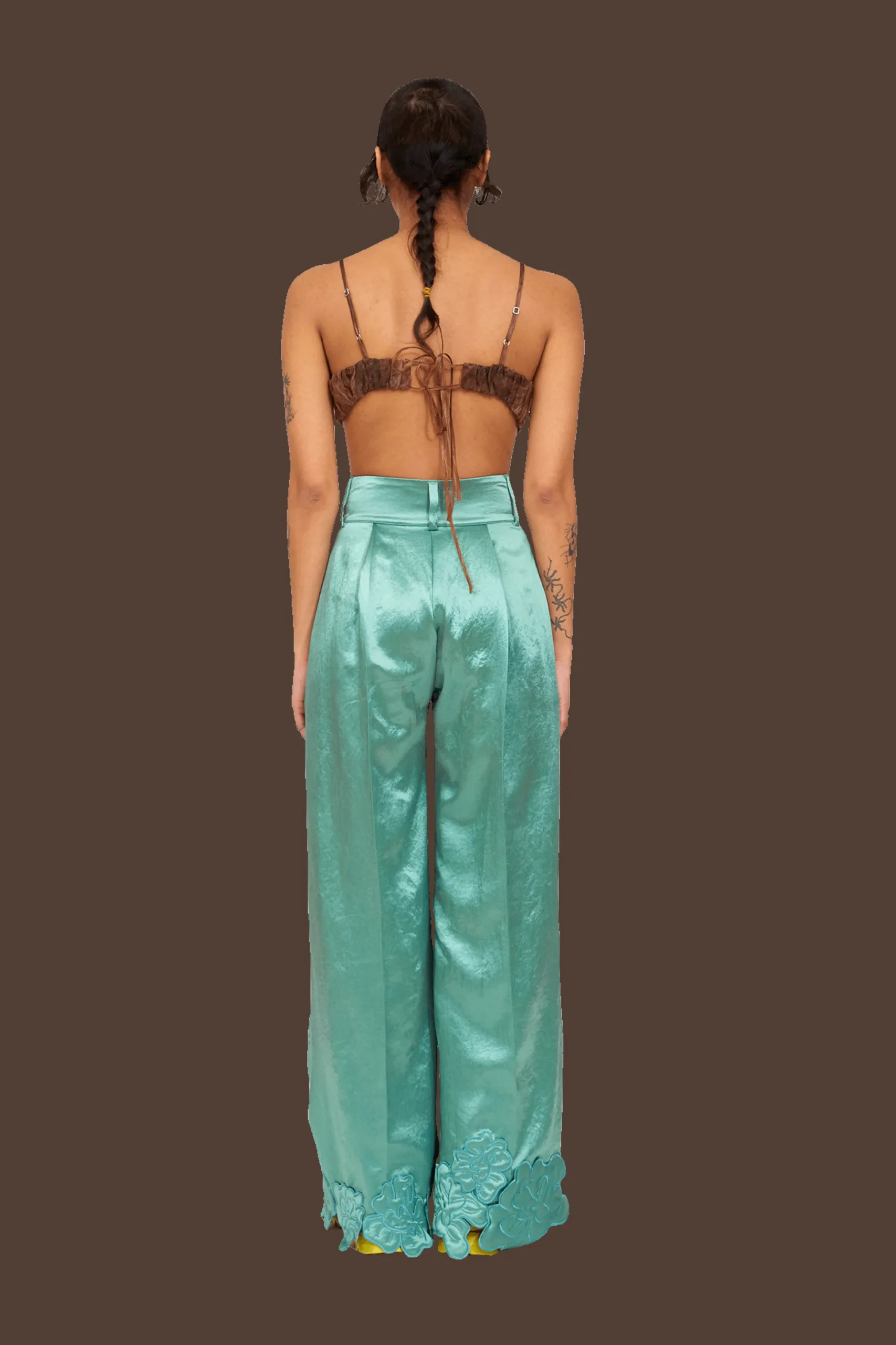 sage_green_ribbit_pant_4.webp Pants | Collina Strada SAGE GREEN RIBBIT PANT
