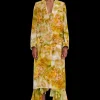 Outerwear | Collina Strada SAGE MOLTEN FLORAL SHORT WOLVERINE COAT