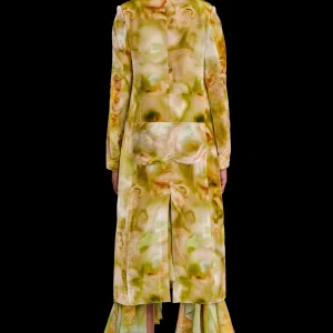 Outerwear | Collina Strada SAGE MOLTEN FLORAL SHORT WOLVERINE COAT