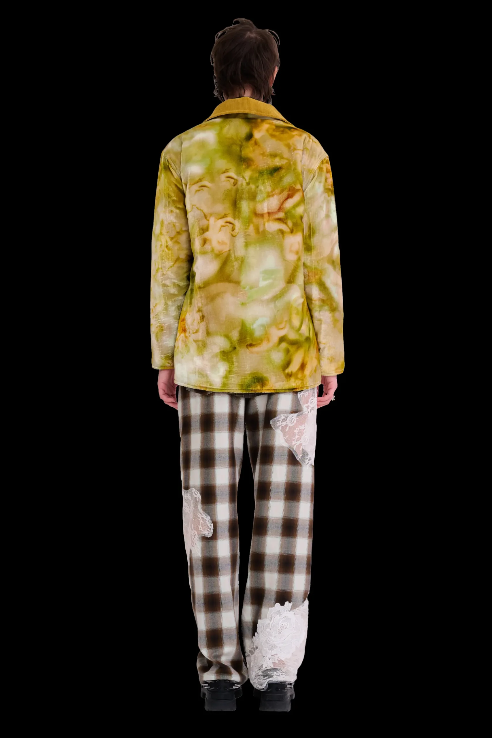 sage_molten_floral_stable_jacket_4.webp Outerwear | Collina Strada SAGE MOLTEN FLORAL STABLE JACKET