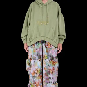 Sweaters & Sweats | Collina Strada SAGE RHINESTONE ROUND HEM HOODIE