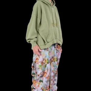 Sweaters & Sweats | Collina Strada SAGE RHINESTONE ROUND HEM HOODIE