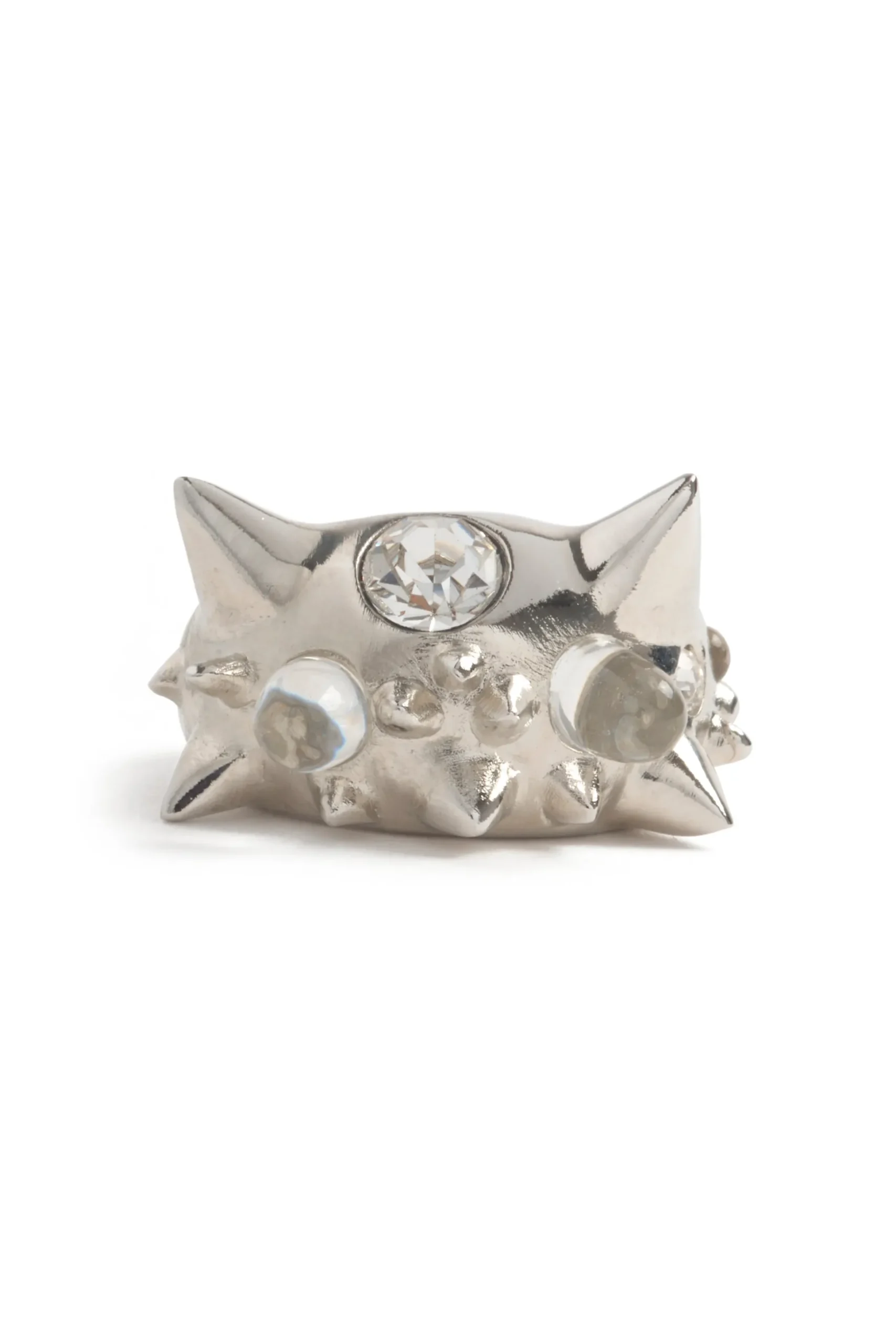 silver_clear_alien_ring_0.webp Rings | Collina Strada SILVER CLEAR ALIEN RING