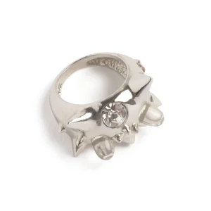 Rings | Collina Strada SILVER CLEAR ALIEN RING