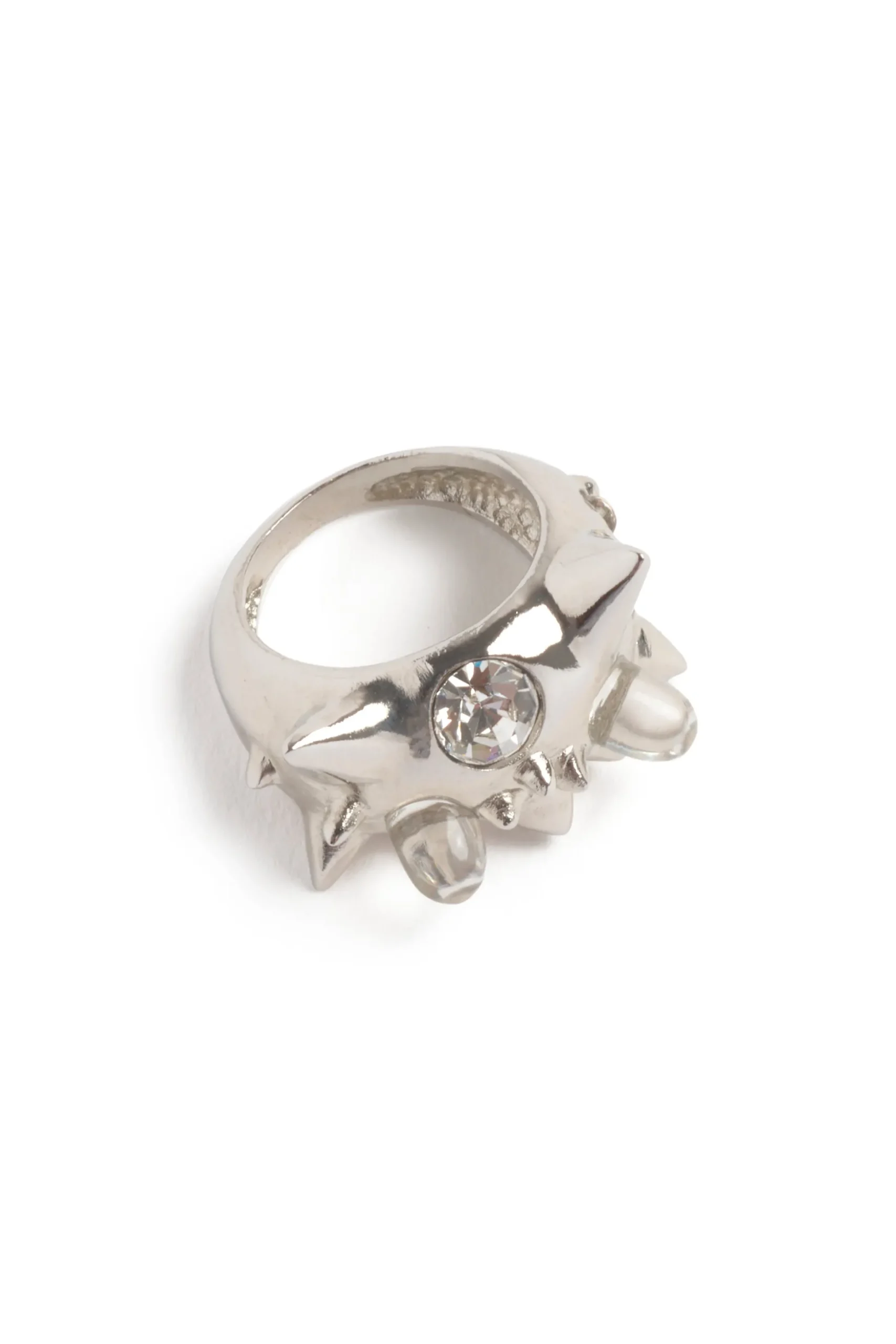 silver_clear_alien_ring_3.webp Rings | Collina Strada SILVER CLEAR ALIEN RING