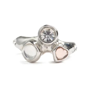 Rings | Collina Strada SILVER CLEAR FLORENCE RING