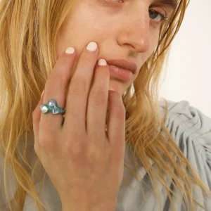 Rings | Collina Strada SILVER CLEAR FLORENCE RING