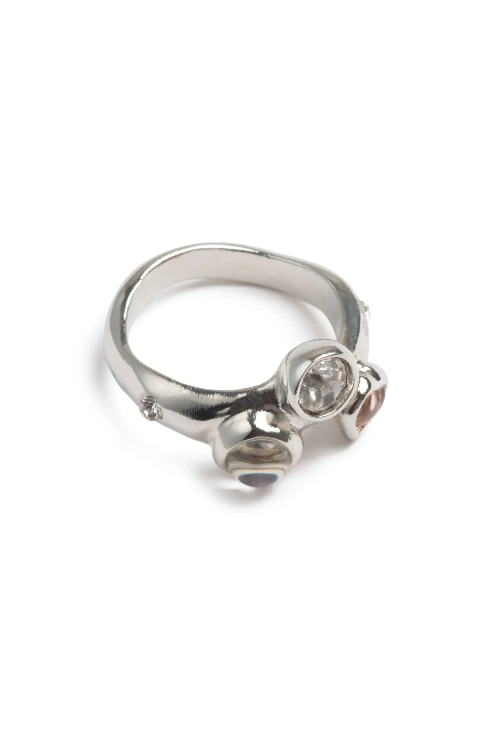 silver_clear_florence_ring_3.webp Rings | Collina Strada SILVER CLEAR FLORENCE RING