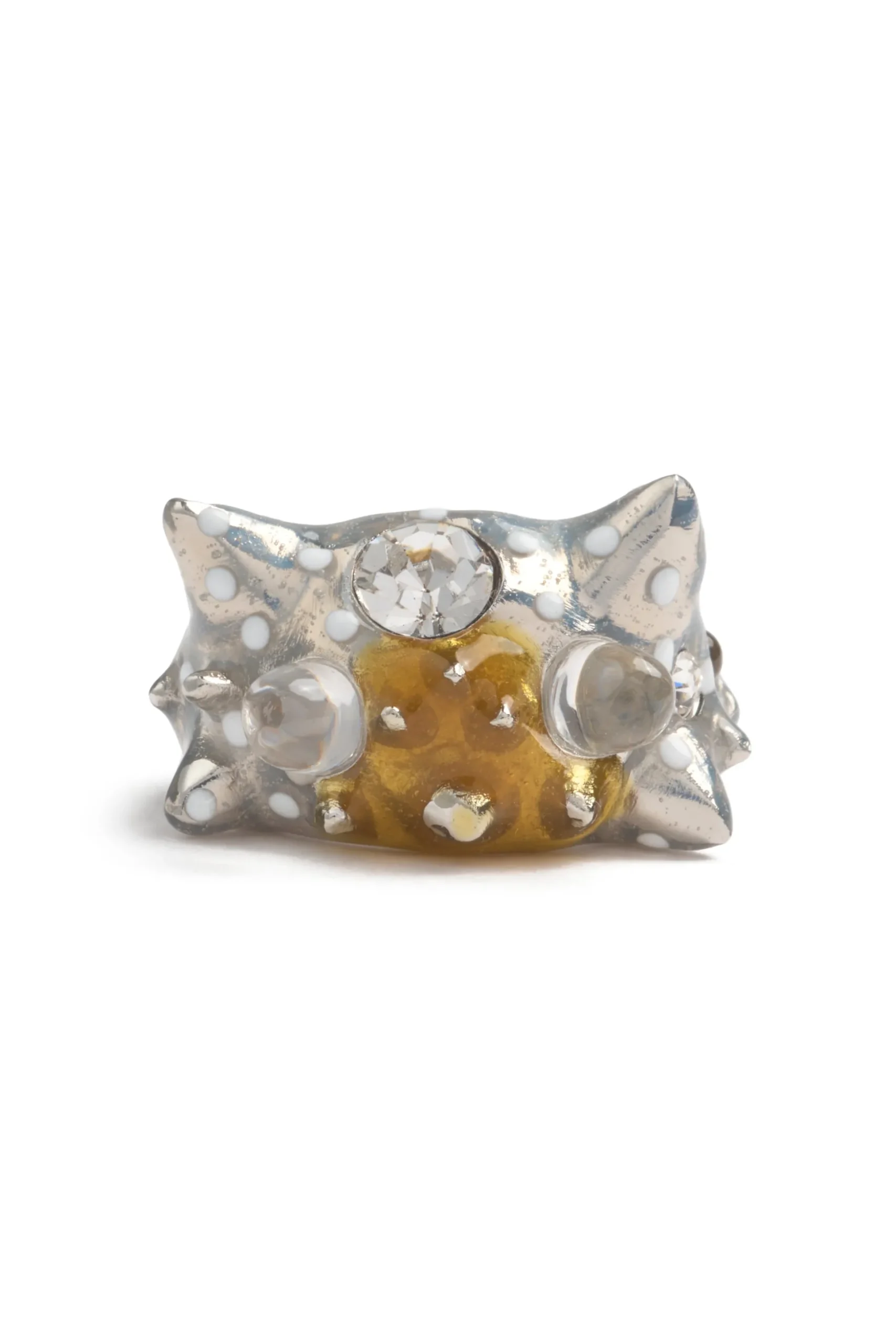 silver_gold_alien_ring_0.webp Rings | Collina Strada SILVER GOLD ALIEN RING