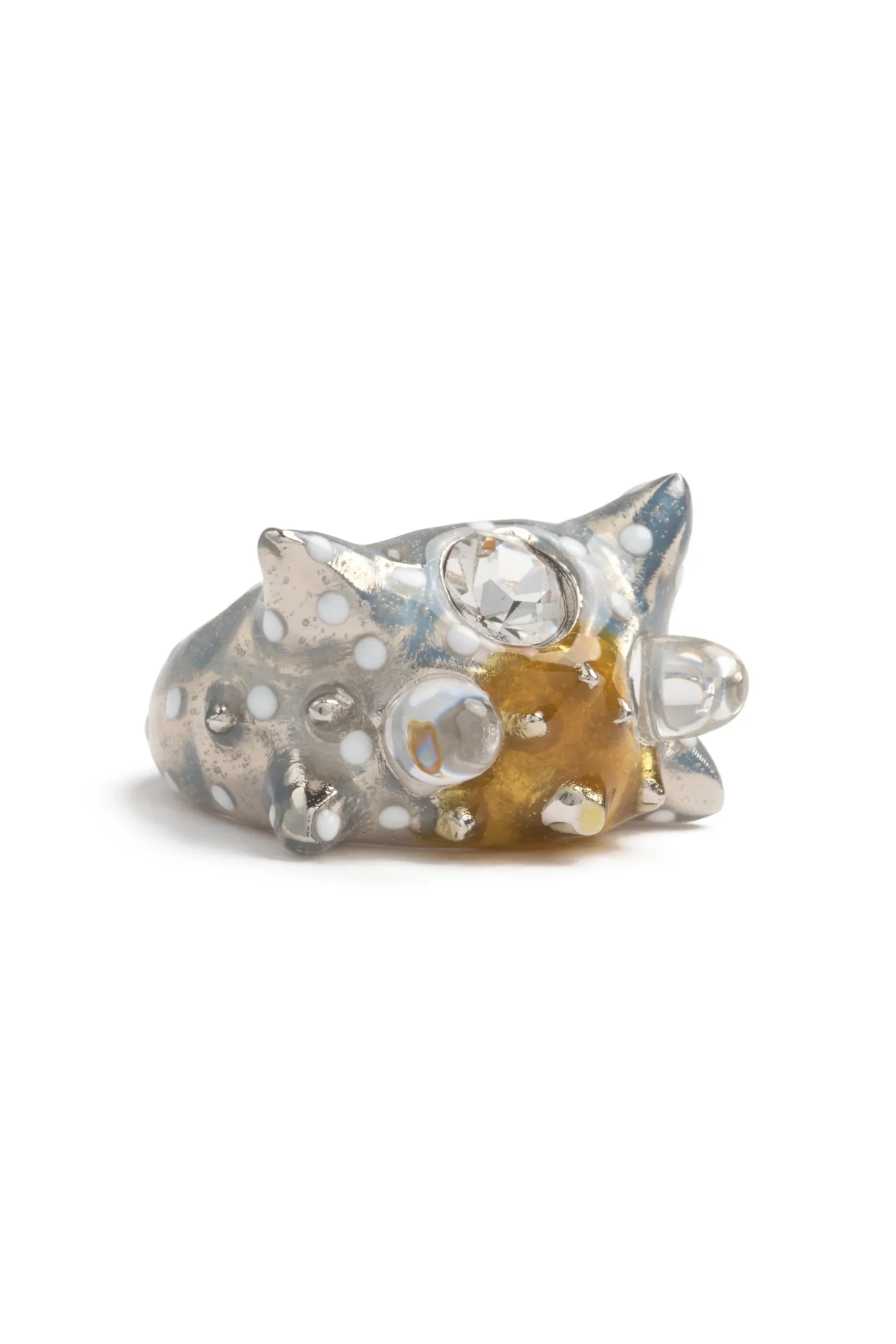silver_gold_alien_ring_2.webp Rings | Collina Strada SILVER GOLD ALIEN RING