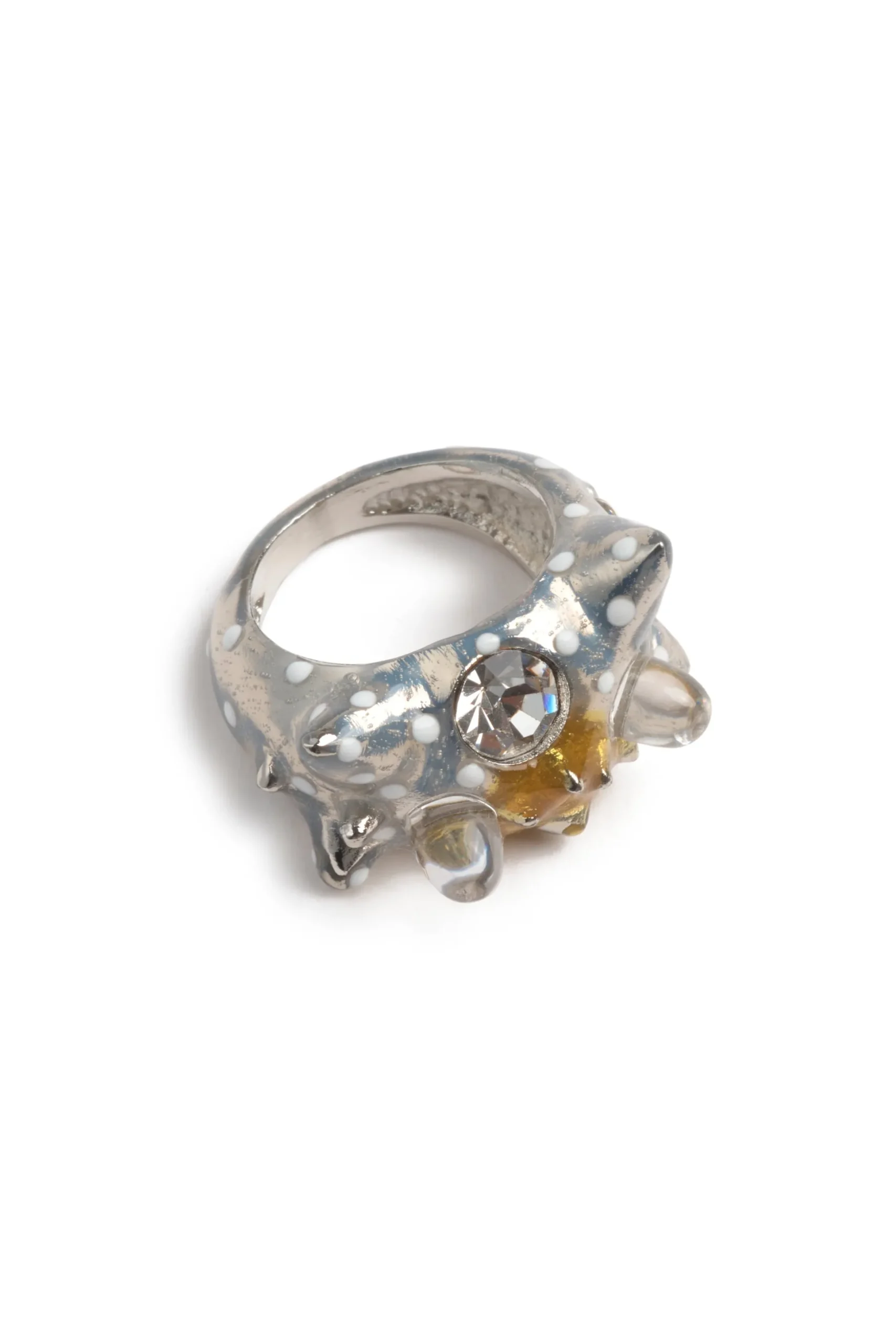 silver_gold_alien_ring_3.webp Rings | Collina Strada SILVER GOLD ALIEN RING