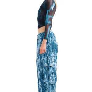 Pants | Collina Strada SKY PLEATED CARGO PANT